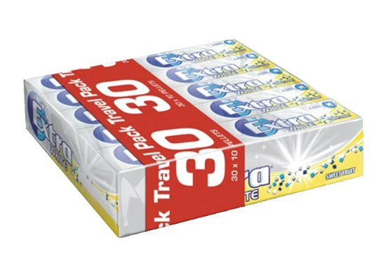 Extra White Fruit 30pk