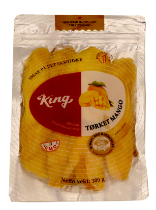 King Tørket Mango 300 g