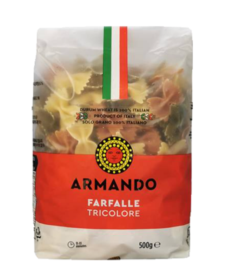 Holdbart | Armando Farfalle Tricolore 500g