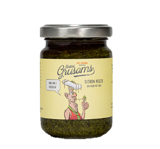 Onkel Grusom Sitron Pesto 135g