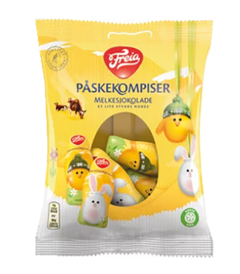 Påskekompiser Melkesjokolade 120g