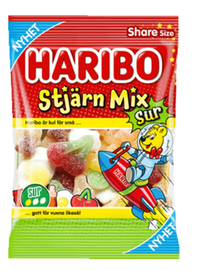 Stjernemix Sur 150g