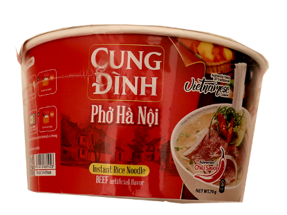 Rice Noodle Pho Beef Bowl 70g