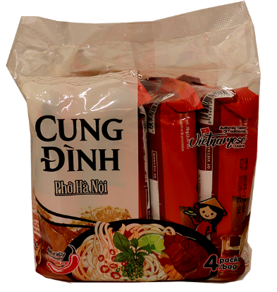 Rice Noodle Pho Beef 4x70g