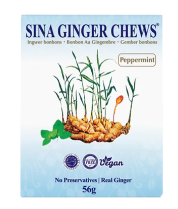 Sina Ginger Candy Peppermint 56g