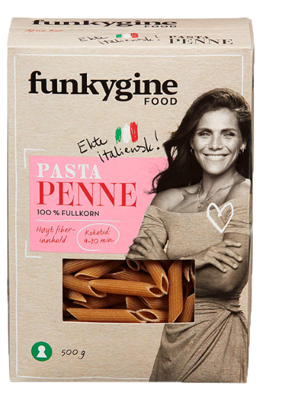 Funkygine Fullkorn Penne 500g