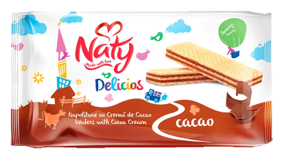 Naty Wafers Sjokolade 160g