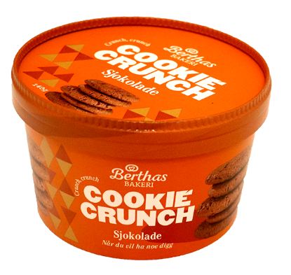 Berthas Cookie Crunch Sjokolade 140g