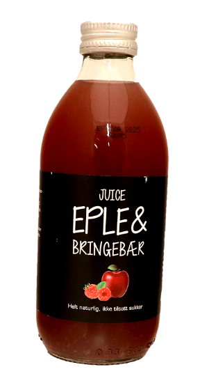 Juice Eple & Bringebær 33cl