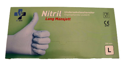 Dr.Kjell Engangshansker Nitril Str L