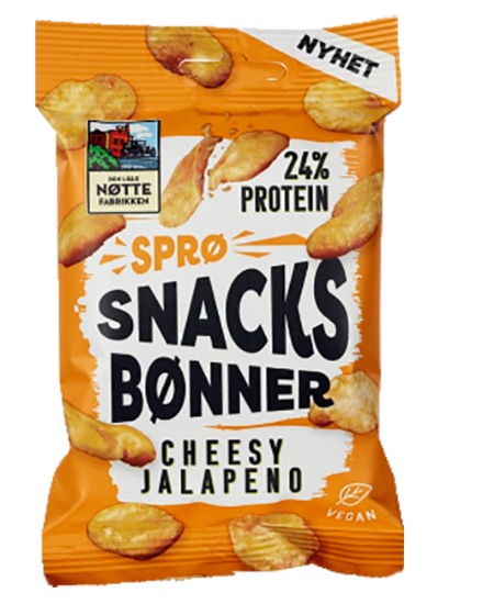 Snacksbønner Jalapeno 60g