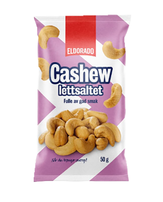 Cashew lettsaltet 50g Eldorado