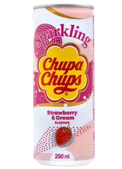 Chupa Chups Strawberry & Cream 250ml