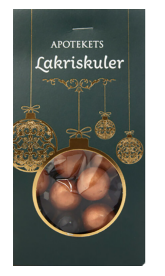 Apotekets Lakriskuler 130g