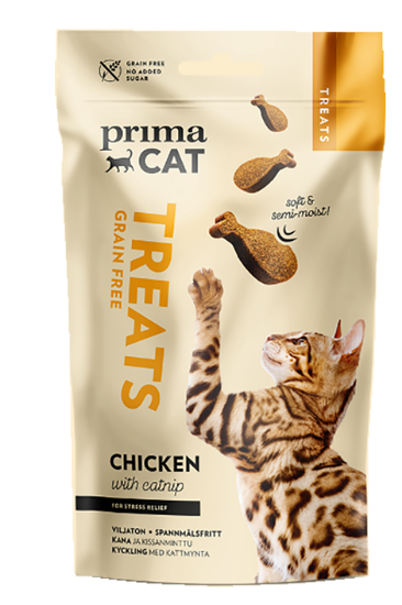 PC Treats Chicken With Catnip 50g