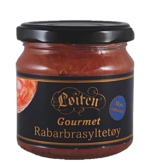 Løiten Gourmet Rabarbrasyltetøy 200g