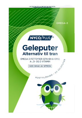 Nycoplus Geleputer Omega-3 60stk