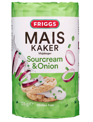 Maiskaker Sourcream & Onion 125g