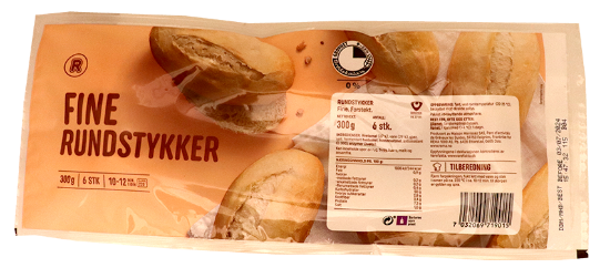 Fine Rundstykker 6pk 300g