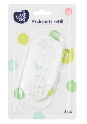 Lille Go' Fruktnett Refill 3stk