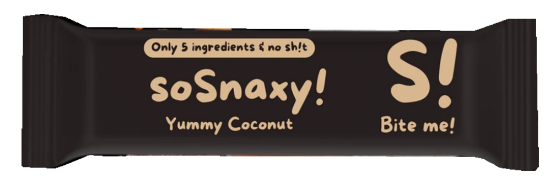 soSnaxy Yummy Coconut Energibar 40g