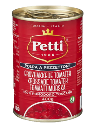 Petti Grovhakkede Tomater 400g
