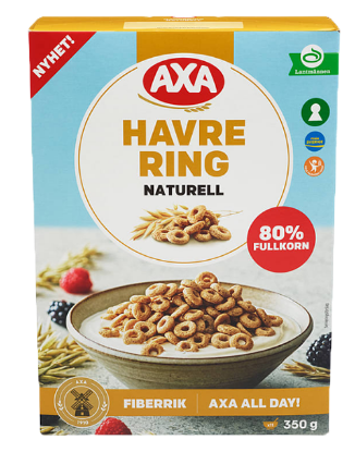 Havrering Naturell Axa 350g