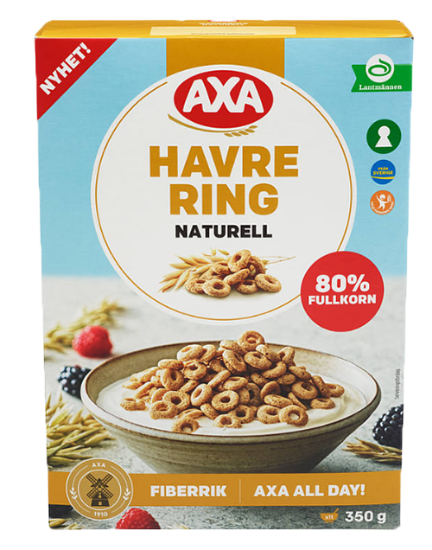 Havrering Naturell Axa 350g