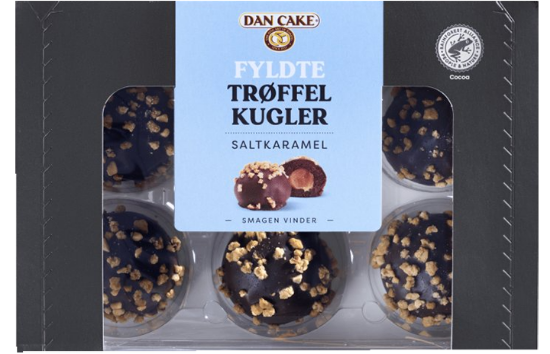 Fylte Trøffelkuler Salt Karamell 210g