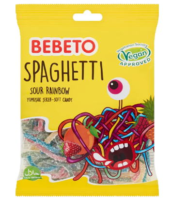 Bebeto Rainbow Spaghetti 80g