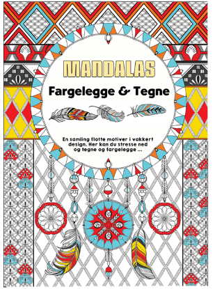 Mandalas fargelegge og tegne
