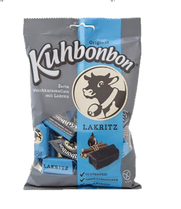 Kuhbonbon Lakritz 200g