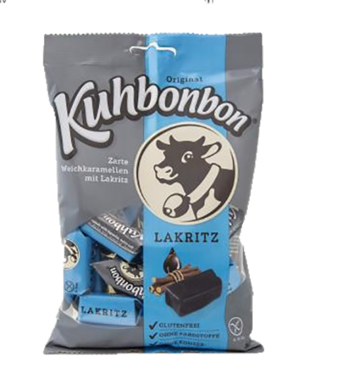 Kuhbonbon Lakritz 200g