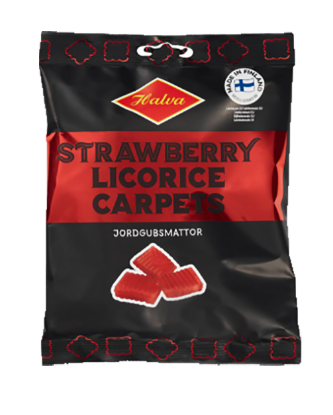 Sweet Licorice Carpets 125g