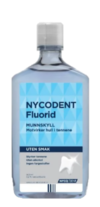 Nycodent Fluorid Uten Smak 500ml