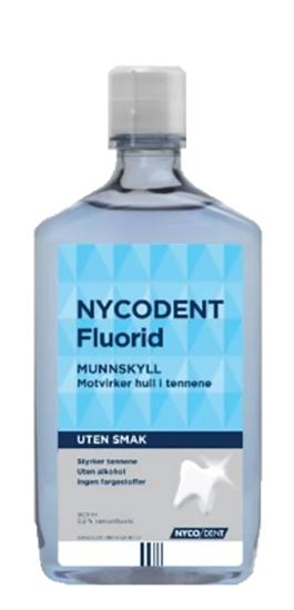 Nycodent Fluorid Uten Smak 500ml