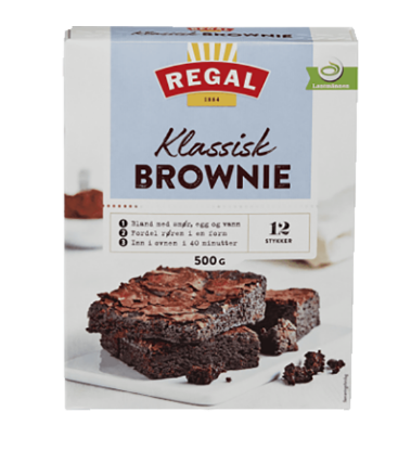 Regal Klassisk Brownie 500g