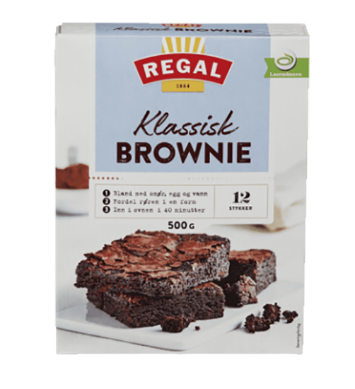 Regal Klassisk Brownie 500g