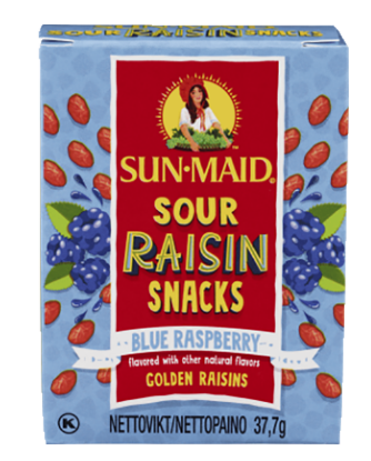 Sun Maid Sour Raisin Blue Raspberry 37,7g