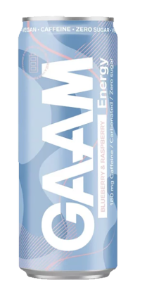 Gaam Energy Blueberry & Raspberry 330ml