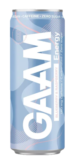 Gaam Energy Blueberry & Raspberry 330ml