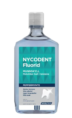 Nycodent Fluorid Peppermynte 500ml