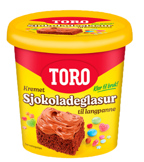 Toro Kremet Sjokoladeglasur 340g