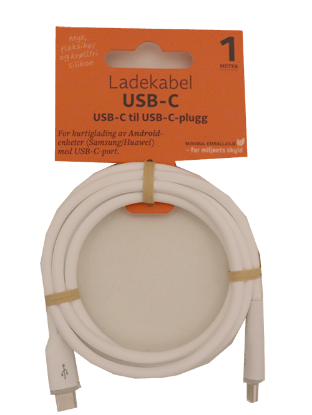 USB-C til USB-C 1m