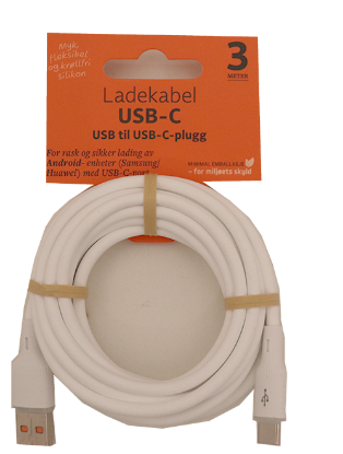 USB-A til USB-C 3m