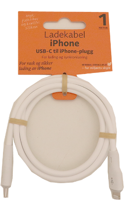 USB-C til iPhone-plugg 1m