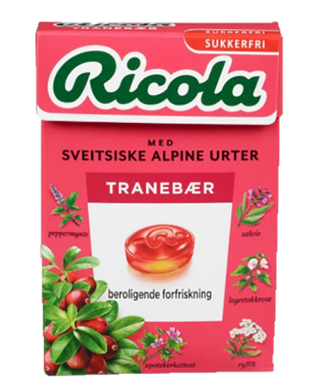 Ricola Tranebær 50g