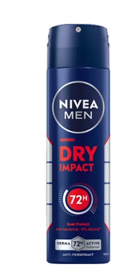 Nivea Men Dry Impact Spray 150ml