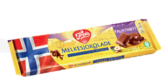 Freia Melkesjokolade Fruktnøtt 220g