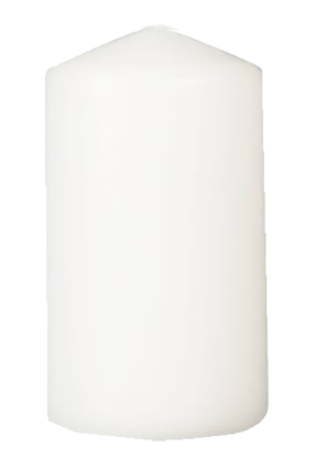 Unik Kubbelys Hvit 13cm 1stk
